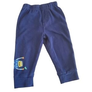 K1063 * Kids Headquarters Boys Pants Cute Monster on Leg Blue Size 12M